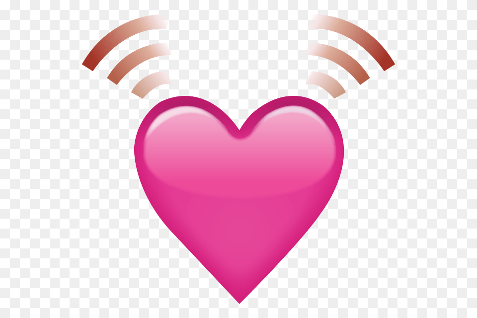 Beating Pink Heart Emoji Icon Emoji Island, Smoke Pipe Free Png Download