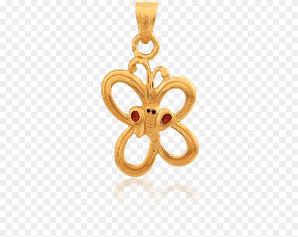 Download Beautiful Gold Butterfly Pendant Pendant Hd Solid, Accessories, Earring, Jewelry, Smoke Pipe Free Png