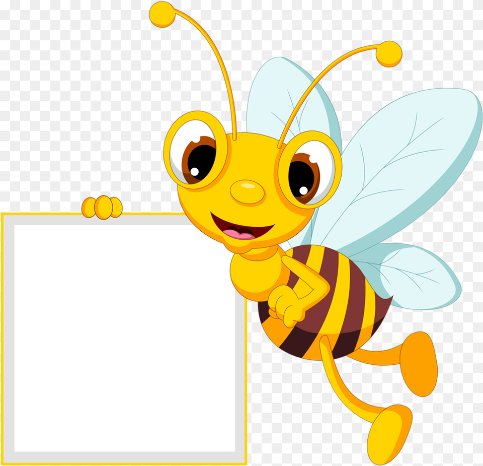 Download Bee Clipart Border Background Image Background Bee Clipart, Animal, Honey Bee, Insect, Invertebrate Free Transparent Png