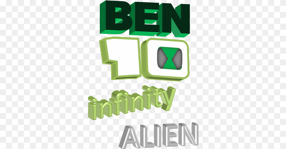 Download Ben 10 Infinity Alien Logo Vertical, Green, Accessories, Gemstone, Jewelry Png