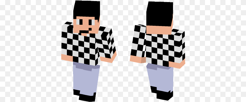 Download Benny Fallout New Vegas Minecraft Skin For Free Fender Checkerboard Tim Armstrong, Clothing, Knitwear, Sweater, People Png Image