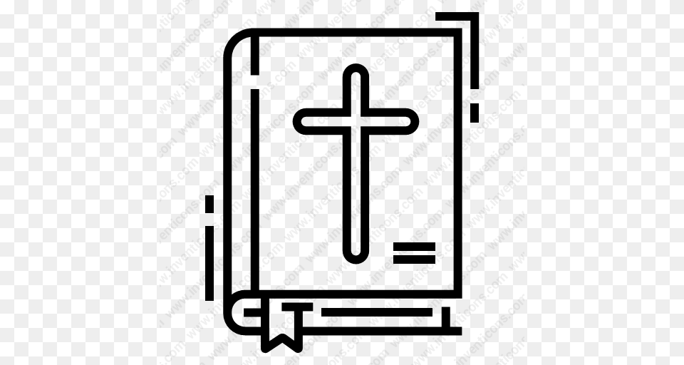 Download Bible Icon Inventicons, Gray Free Png