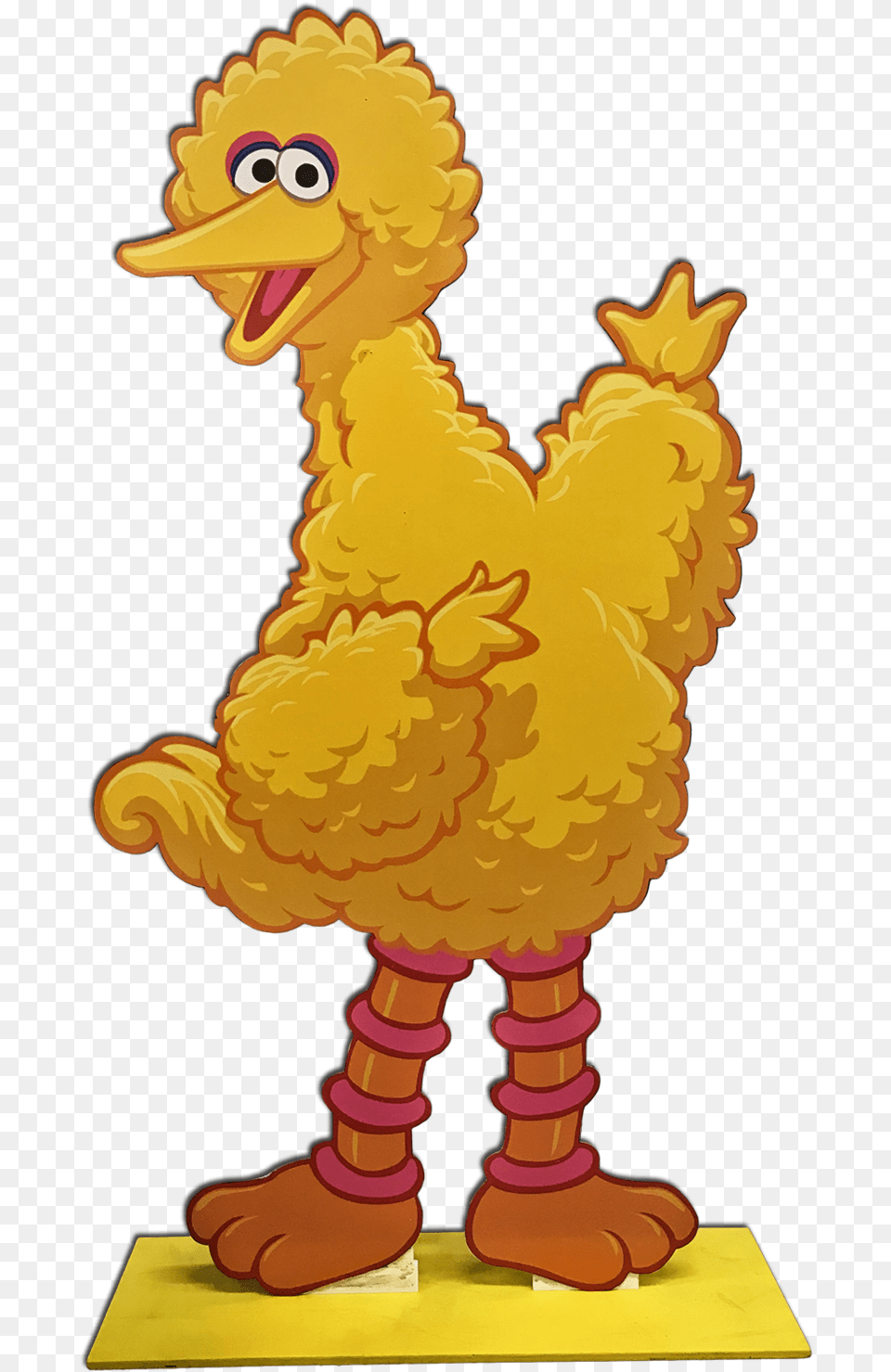 Download Big Bird Standee Sesame Street Cartoon Big Bird Clipart Big Bird, Baby, Person, Animal Png