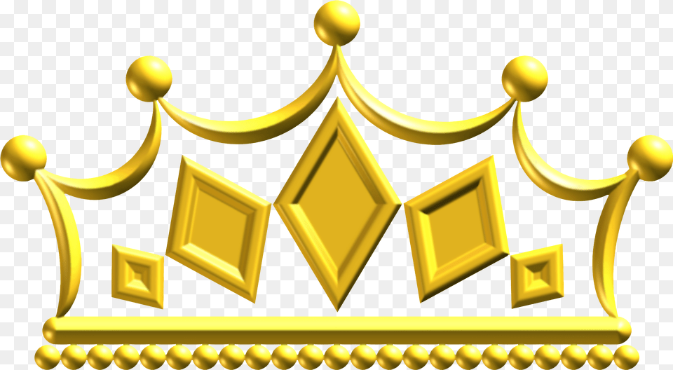 Big Gold Crown Transparent Clipart Crown Gold, Accessories, Jewelry, Chandelier, Lamp Free Png Download