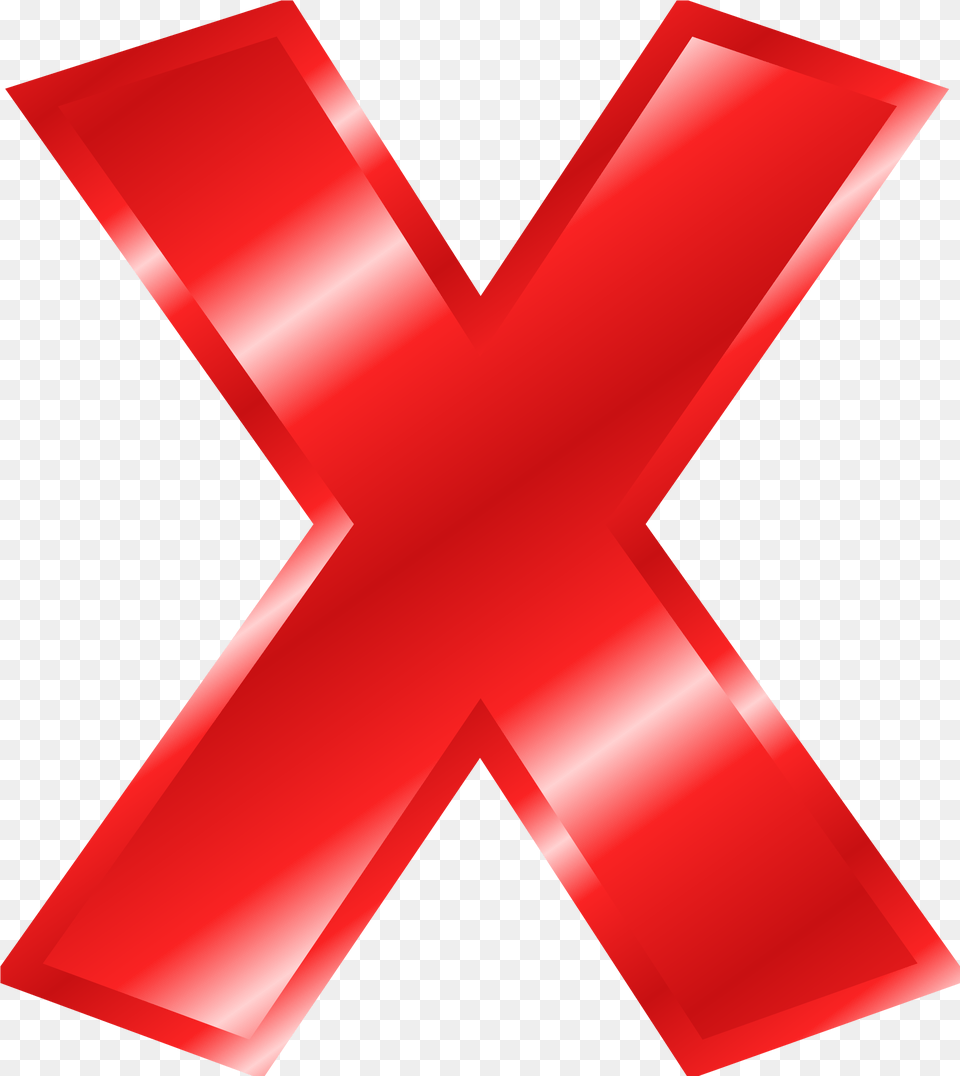 Download Big Red X Big Red Letter X, Logo, Symbol Free Png
