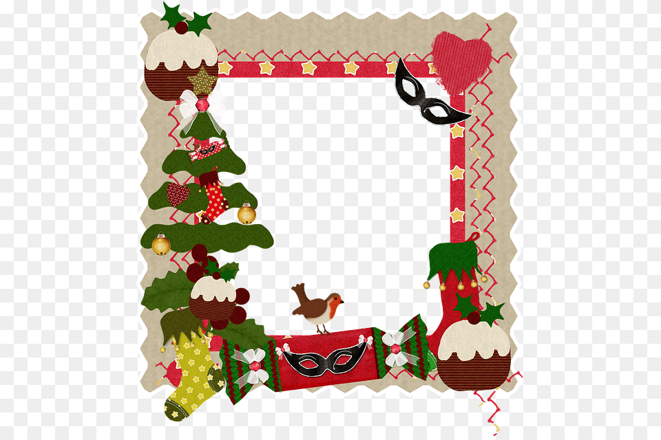 Download Bingkai Pohon Natal Clipart Picture Frames Christmas Day, Animal, Bird, Christmas Decorations, Festival Free Transparent Png