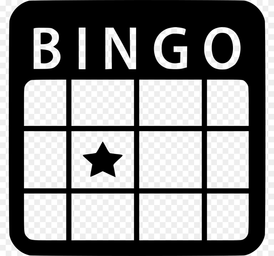 Download Bingo Icon Clipart Bingo Card Computer Icons Square, Symbol, Text, Blackboard Png