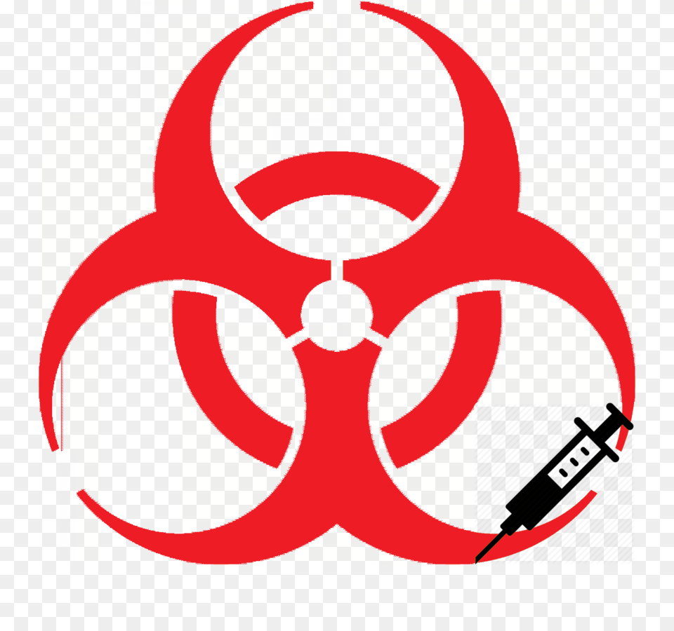 Biohazard Symbol Clipart Biological Hazard Symbol, Dynamite, Weapon, Logo, Art Free Png Download