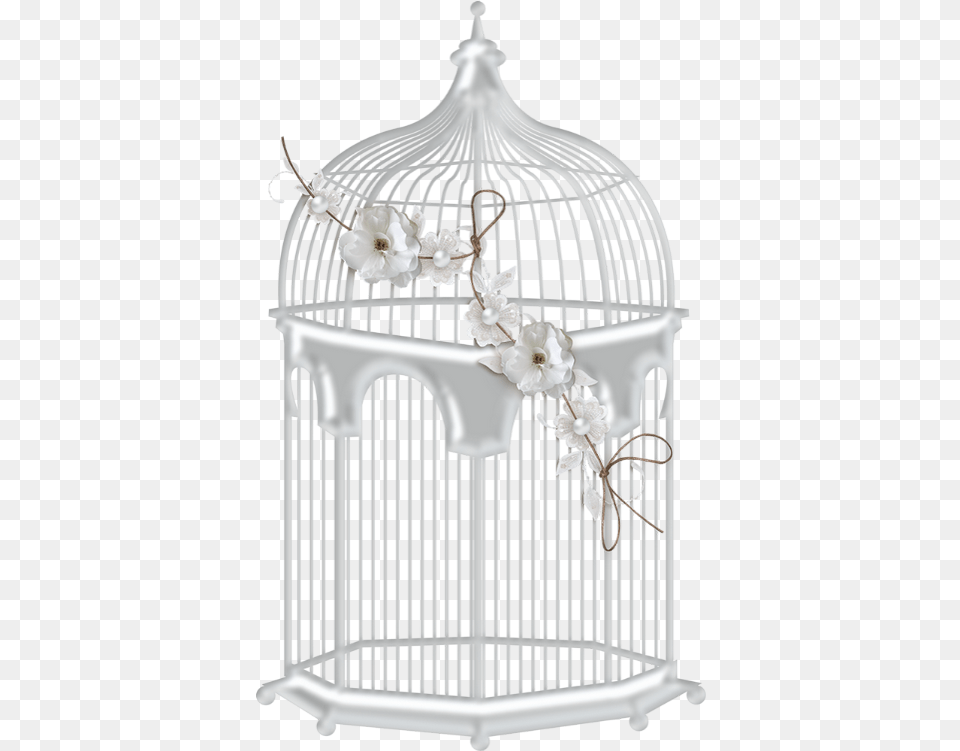 Bird Cage White Image With No White Bird Cage, Crib, Furniture, Infant Bed Free Png Download