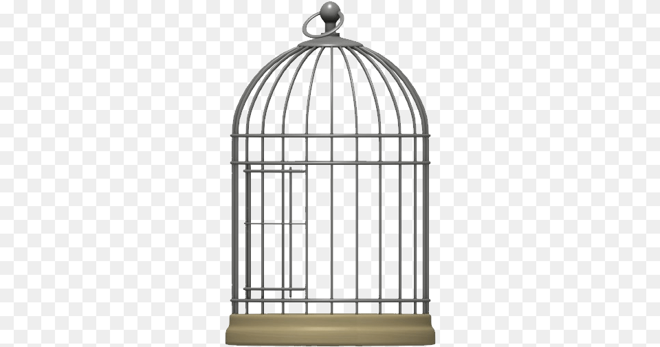 Download Bird In The Cage Image Cage Background, Gate Free Png