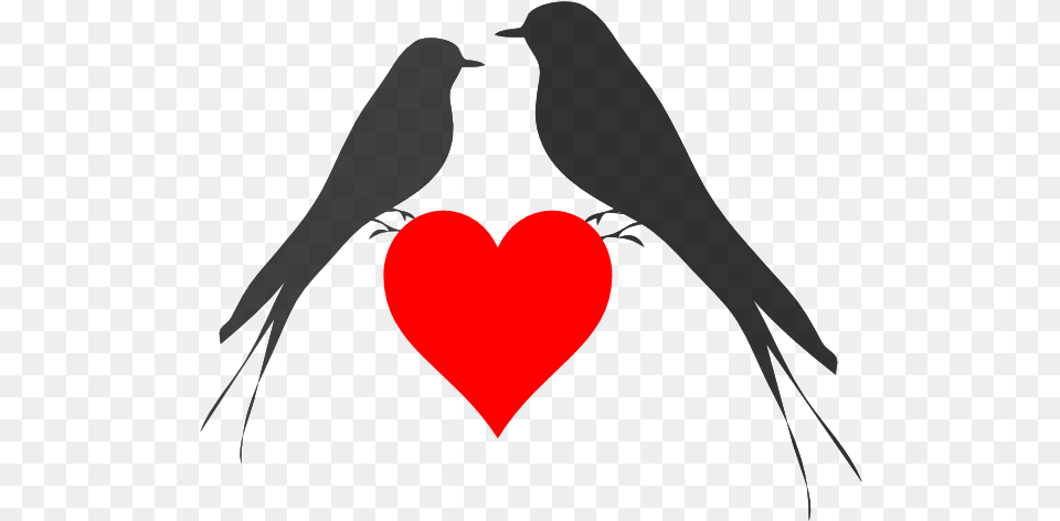 Download Birds Red Love Birds Clipart Loving Birds Clip Art, Heart, Symbol Free Png