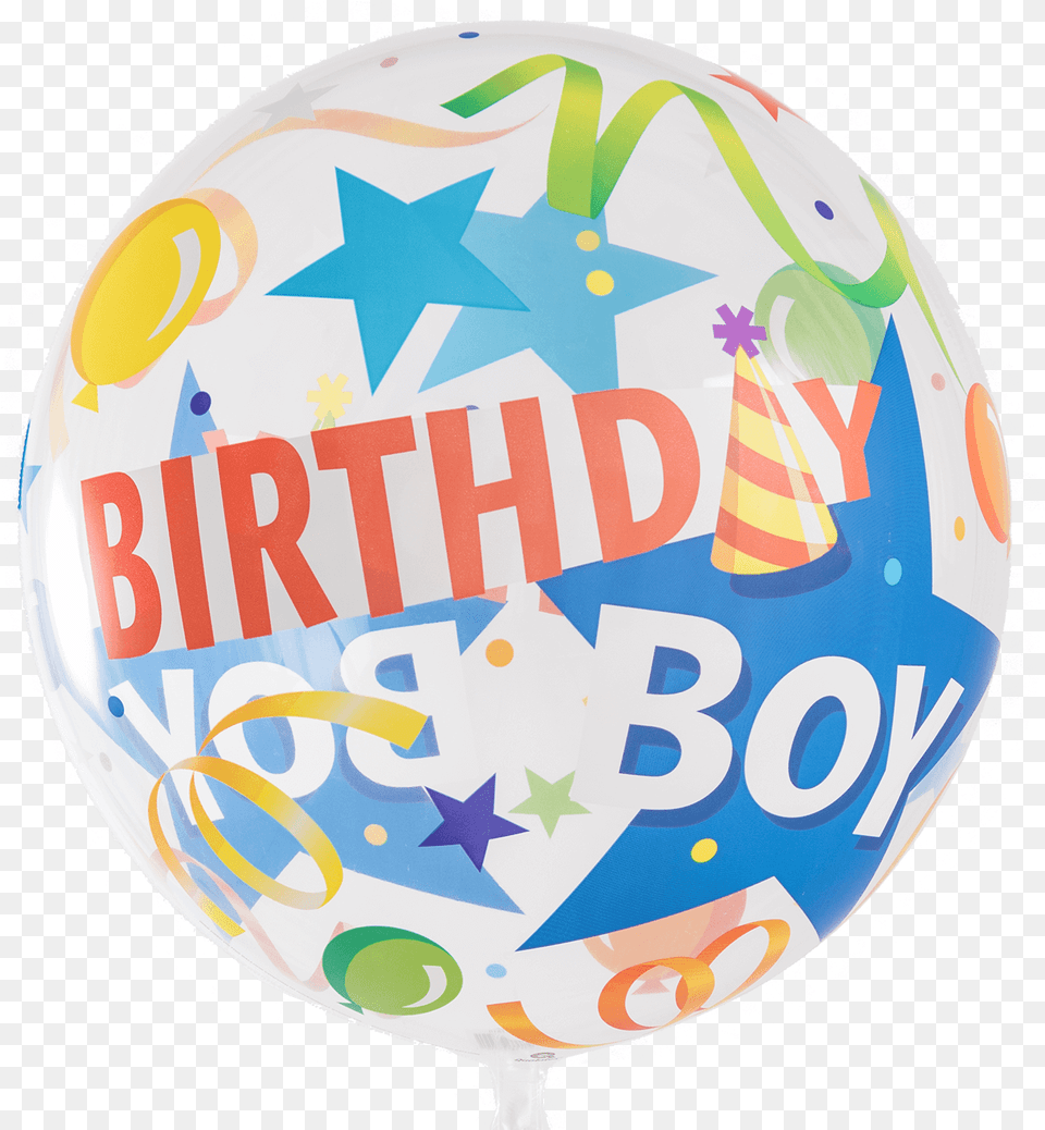 Download Birthday Boy Party Hat Bubble Balloon Birthday Balloon Free Transparent Png