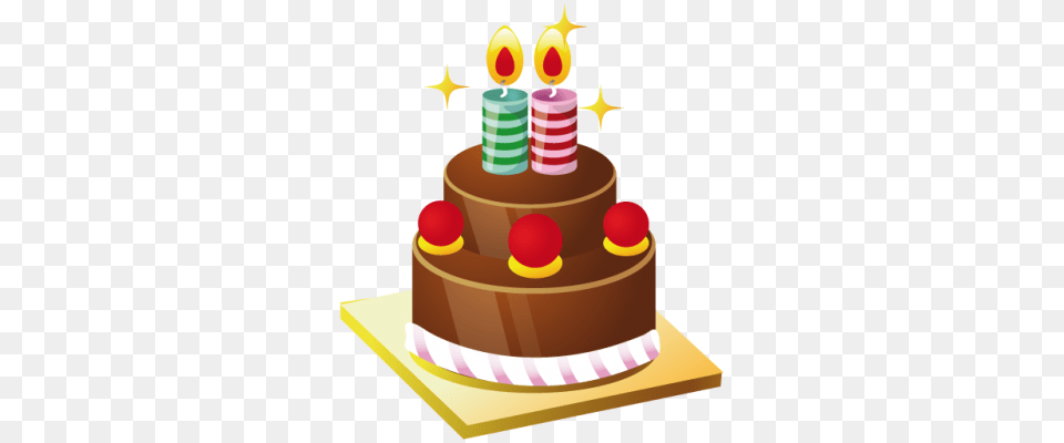 Birthday Cake Image And Clipart, Birthday Cake, Cream, Dessert, Food Free Png Download