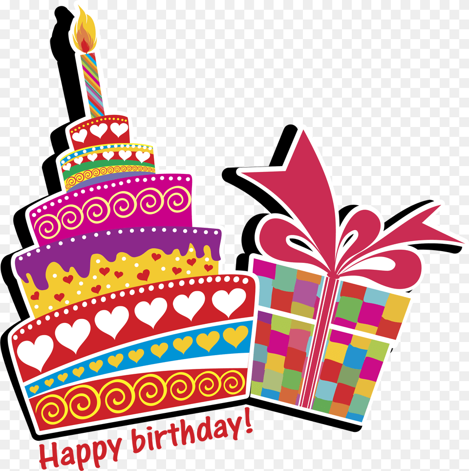 Birthday Celebration Happy Birthday Clipart Background, Birthday Cake, Cake, Cream, Dessert Free Png Download