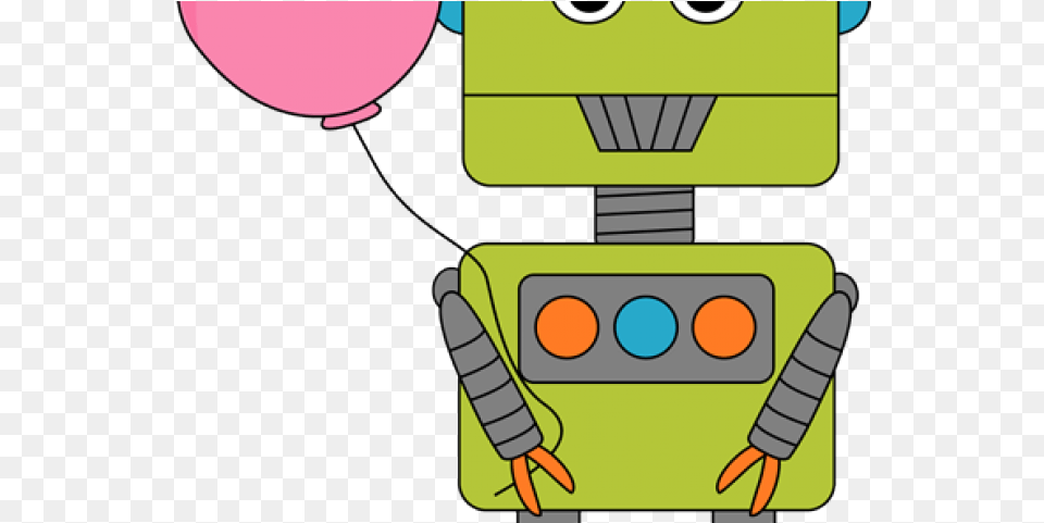 Download Birthday Clipart Robot Clip Art Full Size Free Clip Birthday Robot, Device, Grass, Lawn, Lawn Mower Png