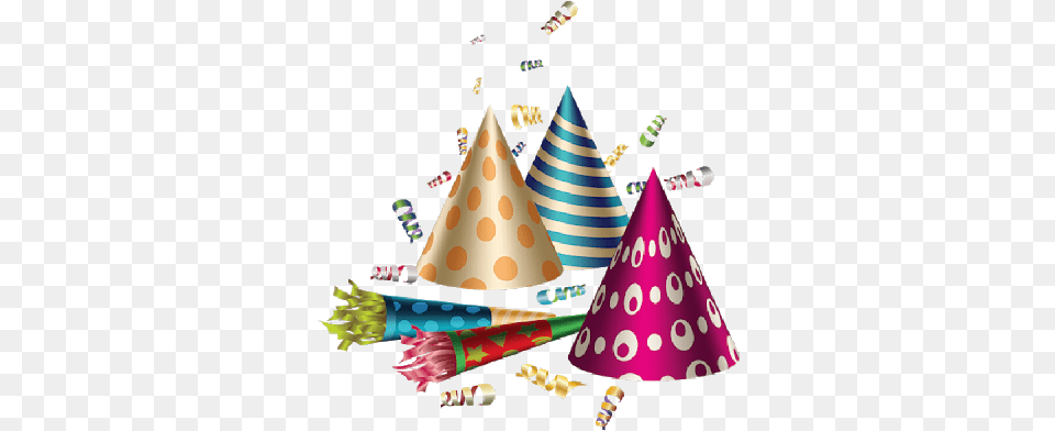 Download Birthday Party Hats Party Hats Clipart Clothing, Hat, Party Hat Free Transparent Png