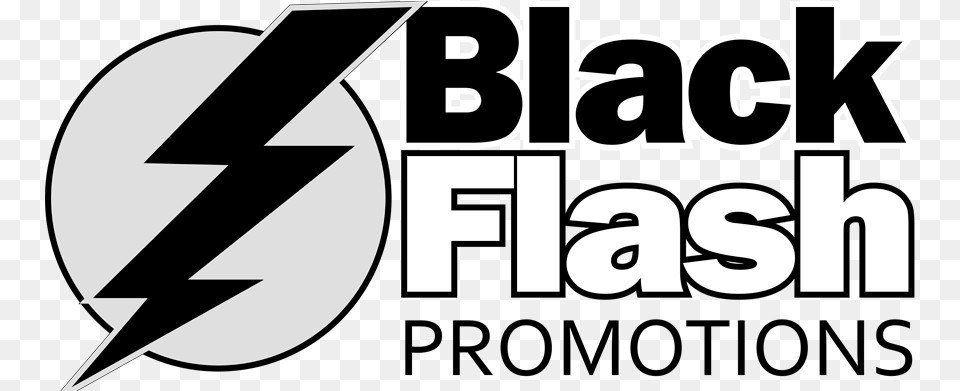 Download Black And White Lightning Bolt Full Size Poster, Text, Logo, Symbol Free Transparent Png