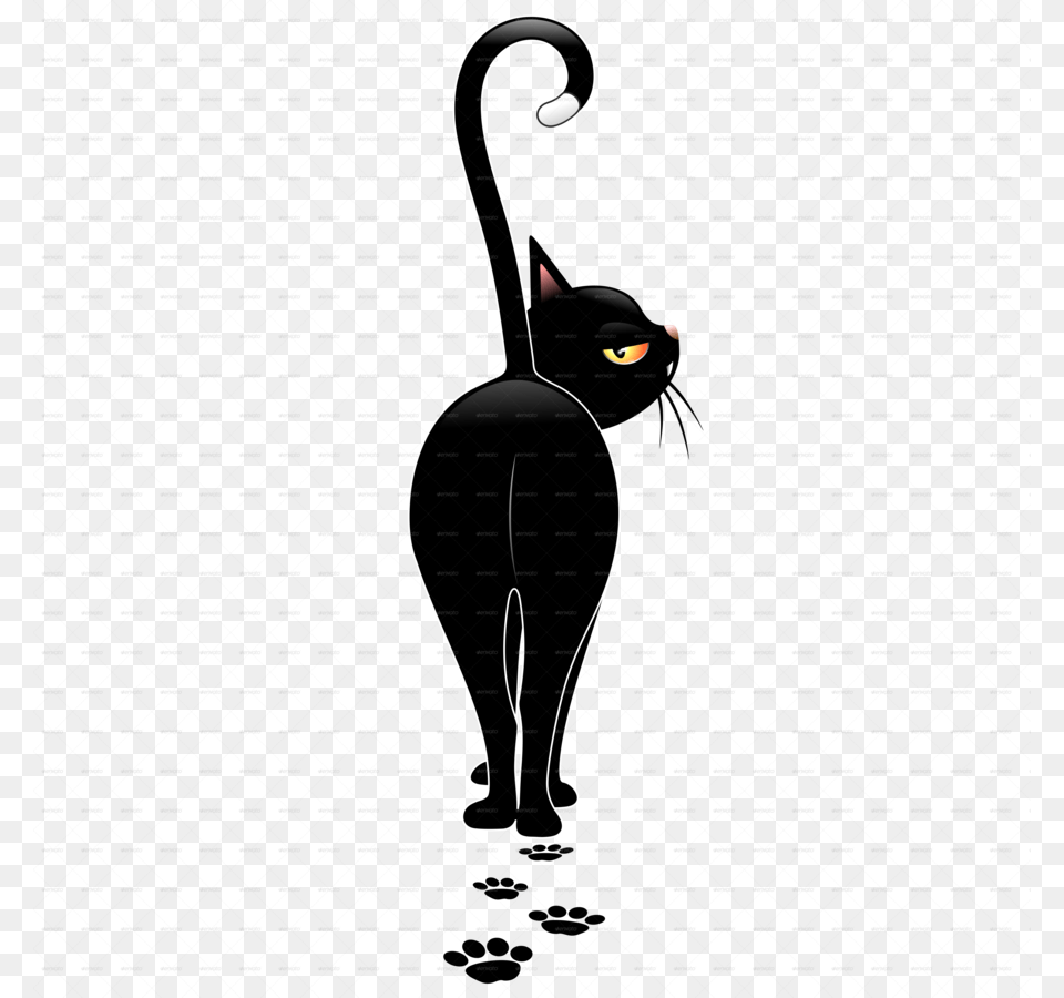 Download Black Cat Cartoon Clipart Oriental Shorthair Black Cat, Animal, Mammal, Pet, Ping Pong Free Transparent Png
