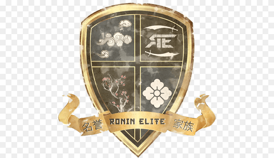 Download Black Desert Ronin Elite Logo Emblem Crest, Armor, Shield Png Image