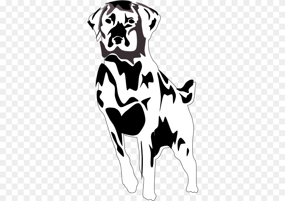 Download Black Lab White Line Art Dog, Stencil, Person, Animal, Canine Png Image