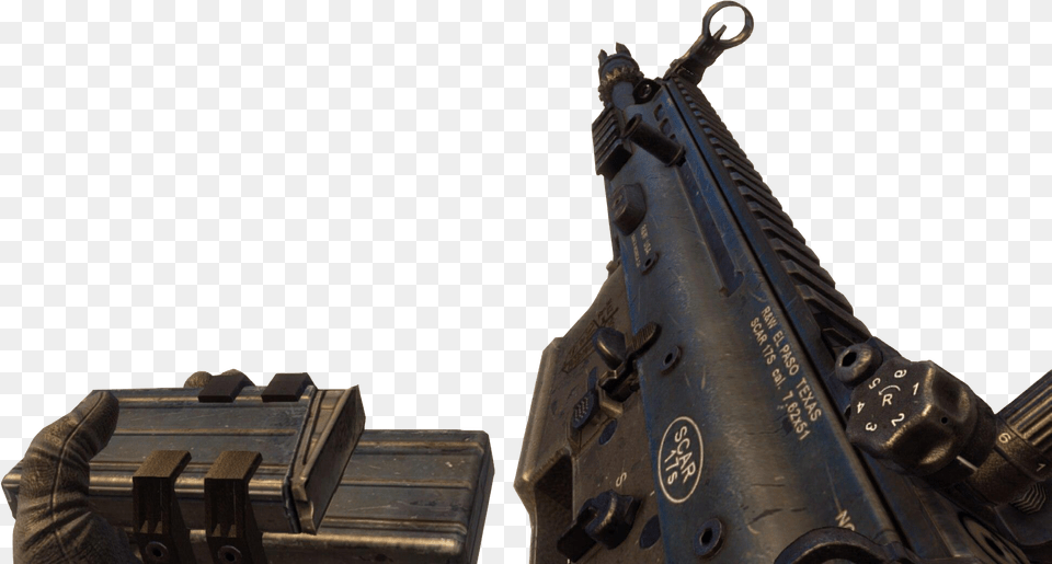 Download Black Ops 2 Scar H Full Size Pngkit Scar H Black Ops, Firearm, Gun, Rifle, Weapon Free Transparent Png