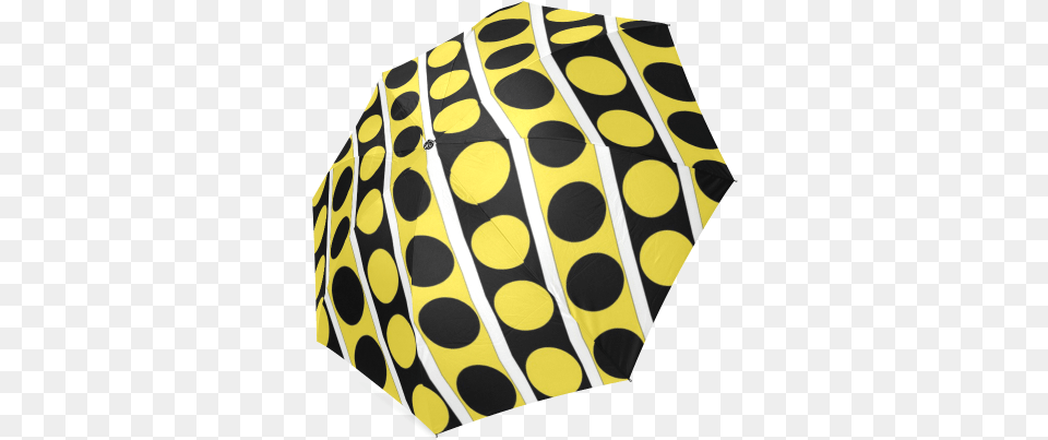 Download Black White Yellow Stripes And Circles By Celeste Polka Dot, Canopy, Umbrella, Pattern Png Image