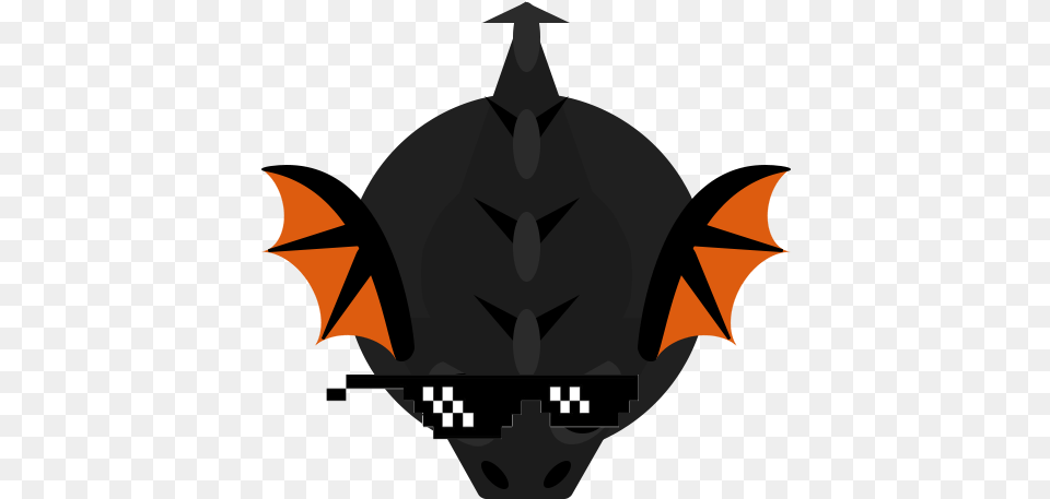 Download Blackdragon Deal With It Mope Io Black Dragon Mope Io Black Dragon Skin, Person, Logo, Symbol Free Transparent Png