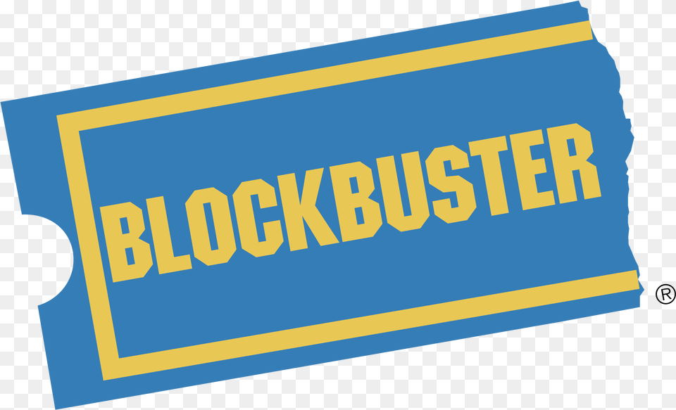 Blockbuster 01 Logo Blockbuster Vector, Paper, Text, Ticket Free Png Download