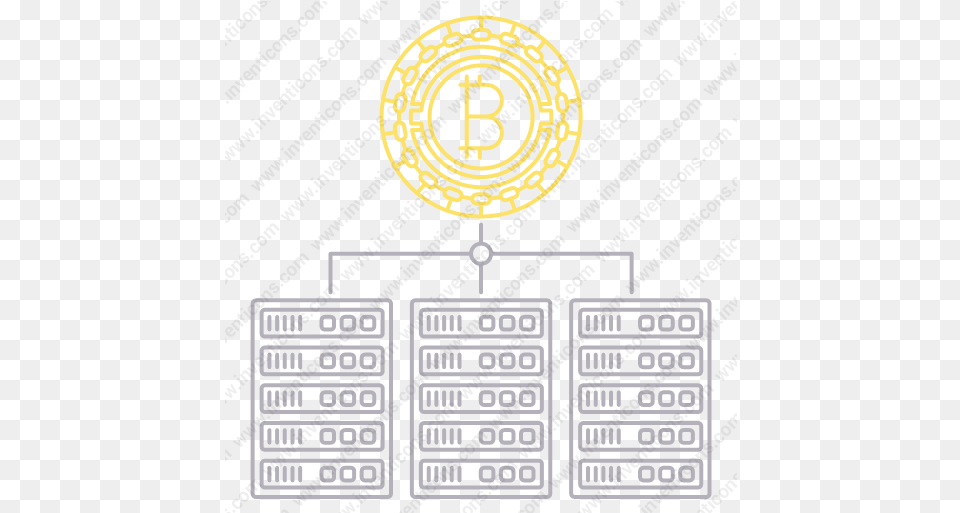 Download Blockchain Servers Vector Icon Circle, Scoreboard, Symbol, Text Png