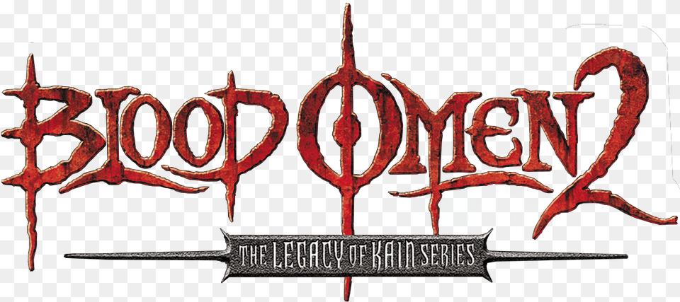 Download Blood Omen 2 The Legacy Of Kain Series Logo, Sword, Weapon Free Transparent Png