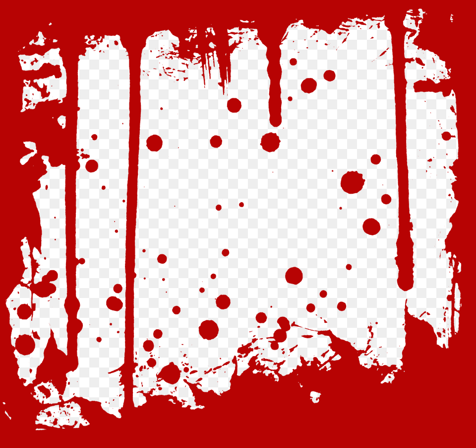 Download Blood Splatter Border, Stain, Texture, Art Free Transparent Png