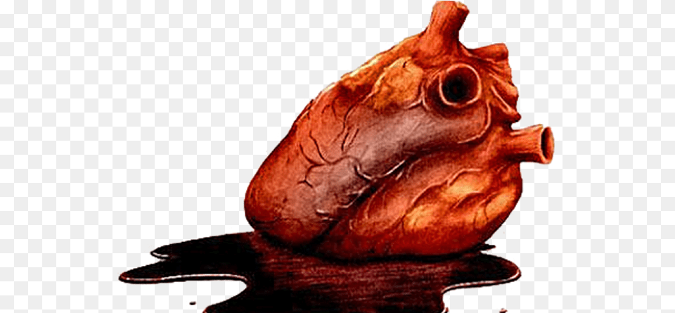 Download Bloody Heart Tell Tale Heart, Food, Meat, Pork, Ham Png Image