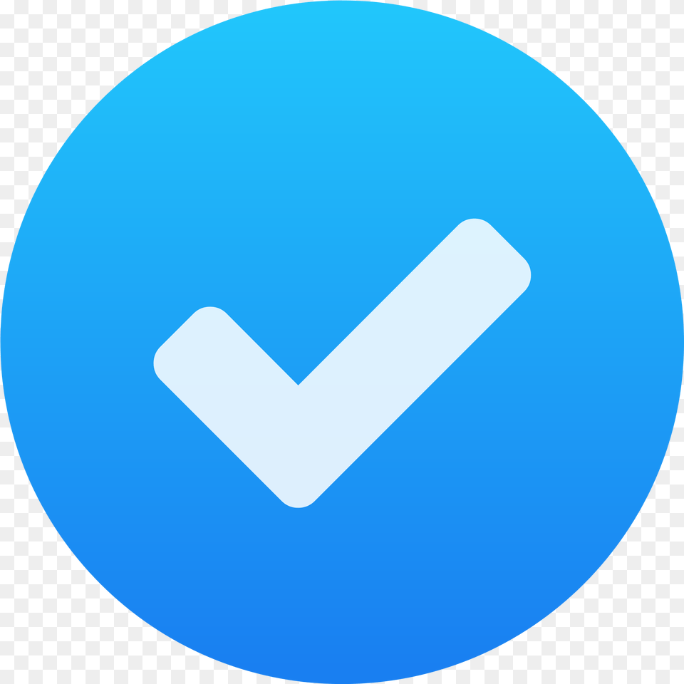 Download Blue Check Mark Circle Uokplrs Blue Circle Check Mark, Sign, Symbol, Disk Free Transparent Png