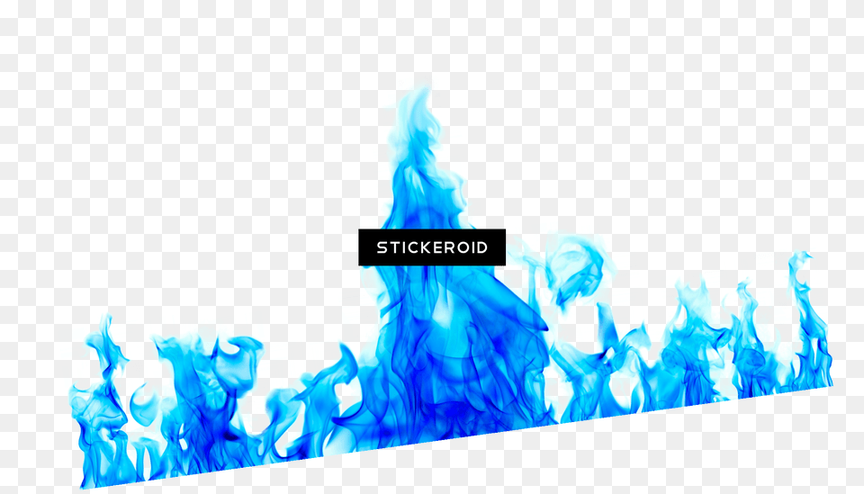 Download Blue Fire Effect Blue Fire Full Size Smoke Effect Picsart Blue, Ice, Outdoors, Nature, Advertisement Png Image