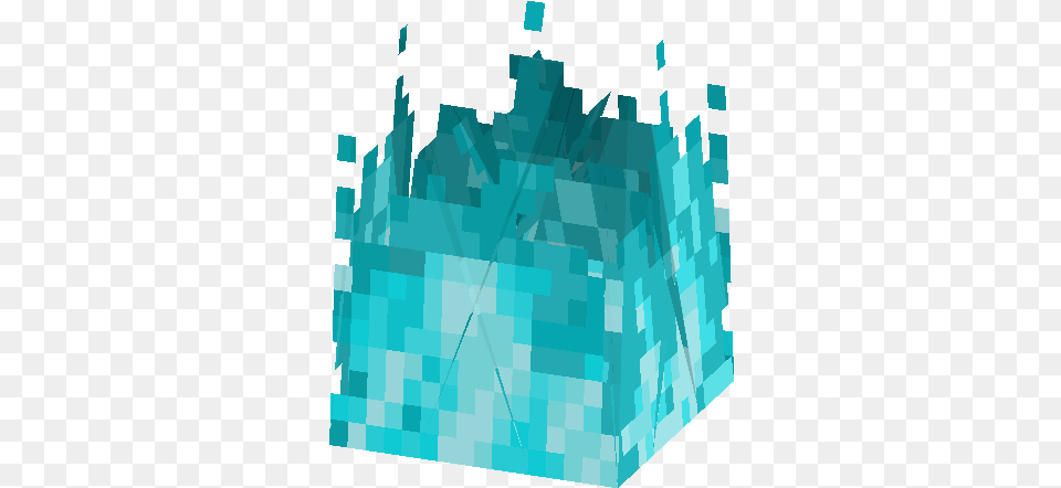 Download Blue Fire Minecraft Blue Fire Full Size Minecraft Blue Fire, Mineral, Ice, Turquoise, Crystal Free Transparent Png