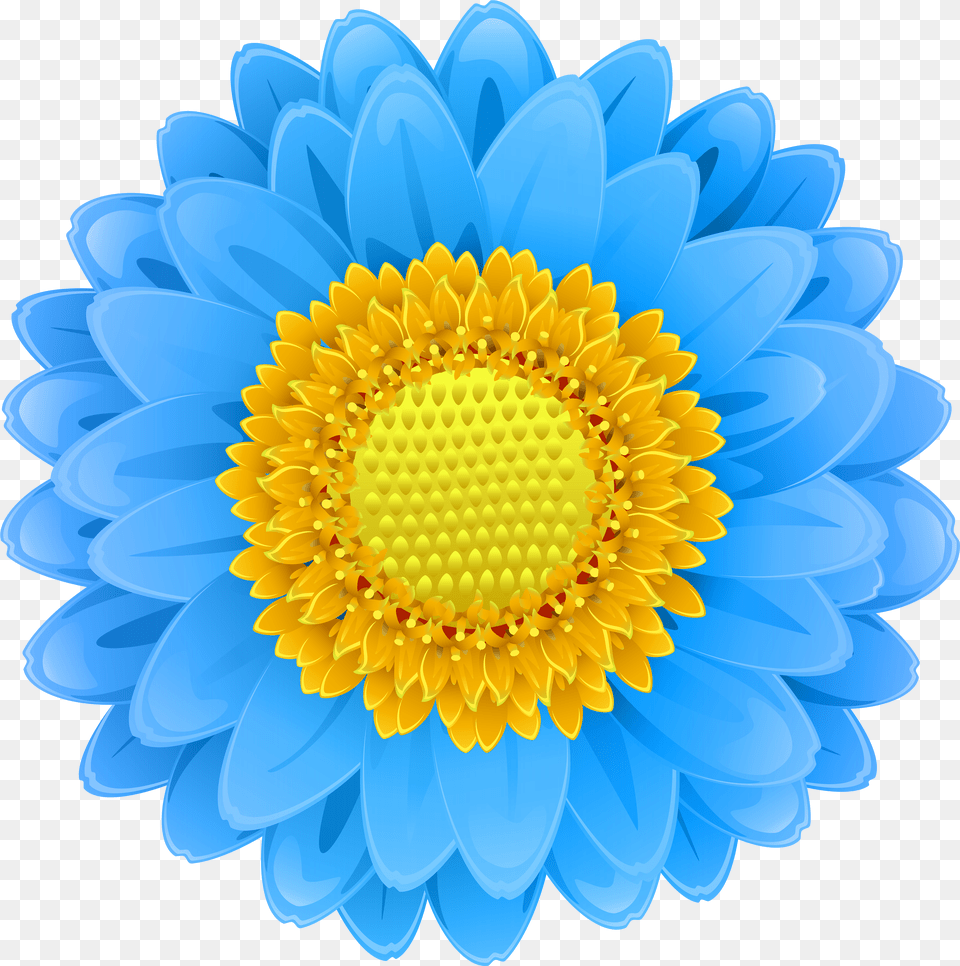 Download Blue Flower Image With Real Purple Flower Clipart Free Png