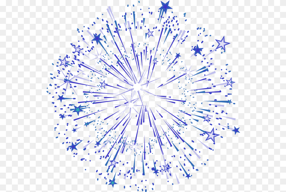 Download Blue Graphic Star Simple Fireworks Effect Elements Stars Fireworks, Machine, Wheel, Lighting, Nature Png Image