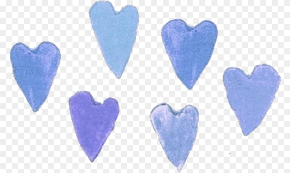 Blue Heart Hearts Doodle Paint Aesthetic Heart, Arrow, Arrowhead, Weapon Free Png Download