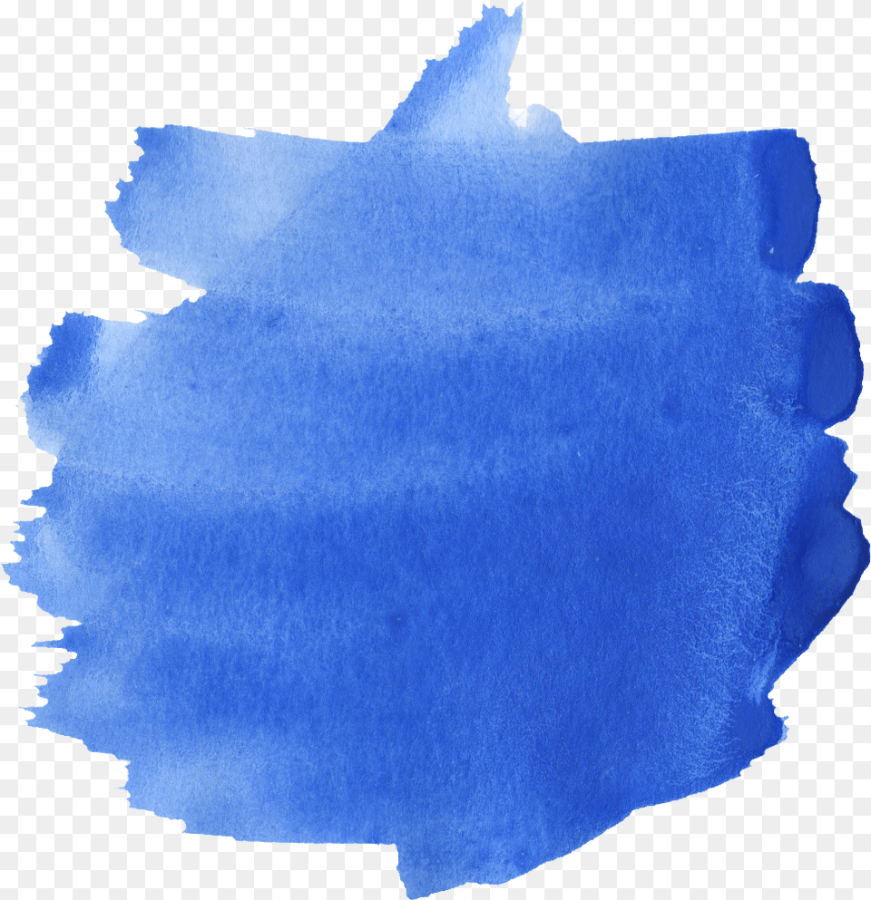 Blue Size 52 Watercolor Brush Stroke Fondo Celeste Acuarela, Leaf, Plant, Paper Free Png Download