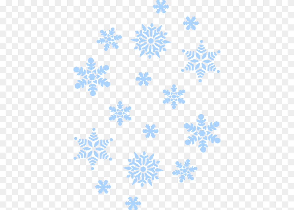 Download Blue Snowflakes Falling Images Light Blue Snowflake Clipart, Nature, Outdoors, Snow, Person Free Png