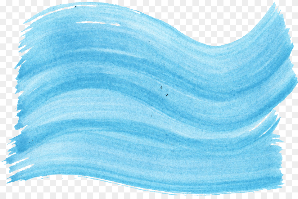 Download Blue Watercolor Brush Stroke Wave Full Wave Brush Stroke, Wood, Texture, Floor, Ice Free Png