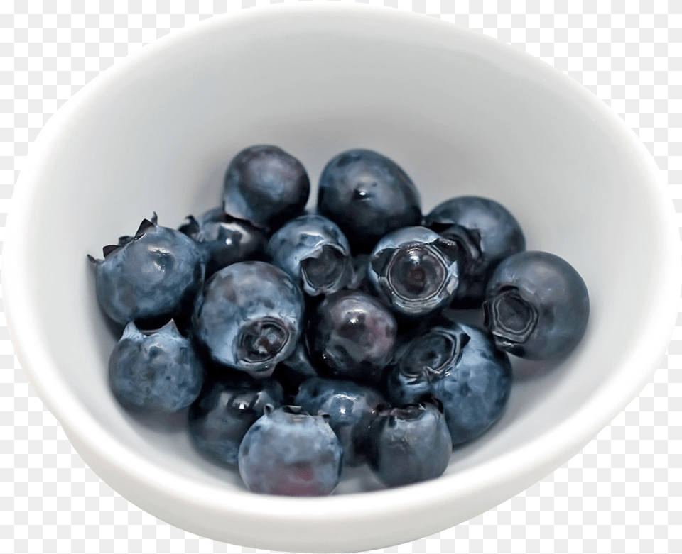 Download Blueberries In Bowl Image Bowl Of Blueberries, Berry, Plant, Produce, Fruit Free Png