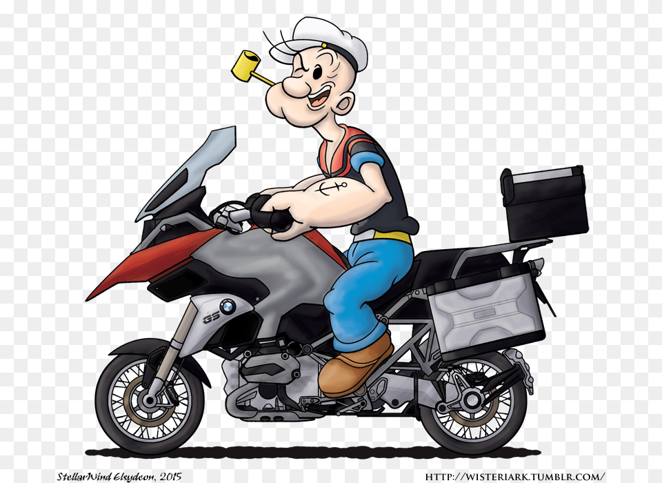 Bmw Cartoon Clipart Bmw Motorcycle, Baby, Person, Transportation, Vehicle Free Png Download