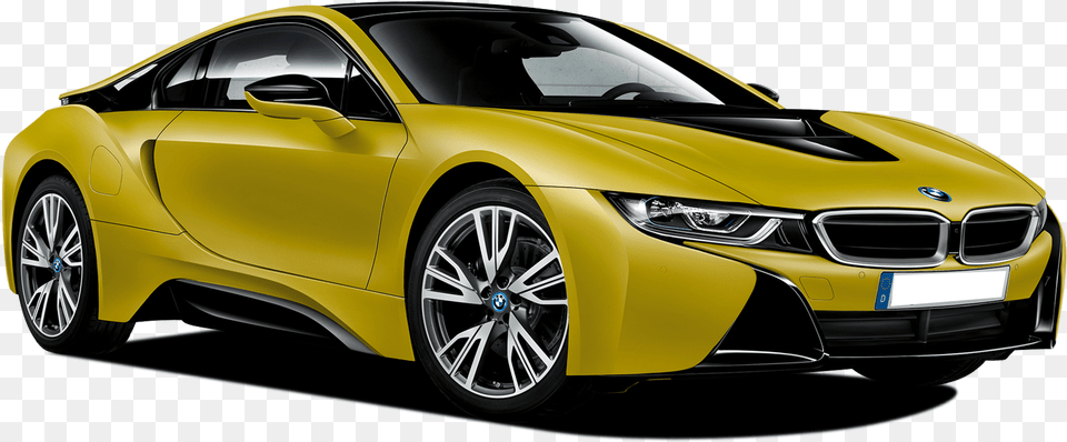 Download Bmw I8 Transparent Bmw I8 Protonic Frozen Yellow Edition, Alloy Wheel, Vehicle, Transportation, Tire Png Image