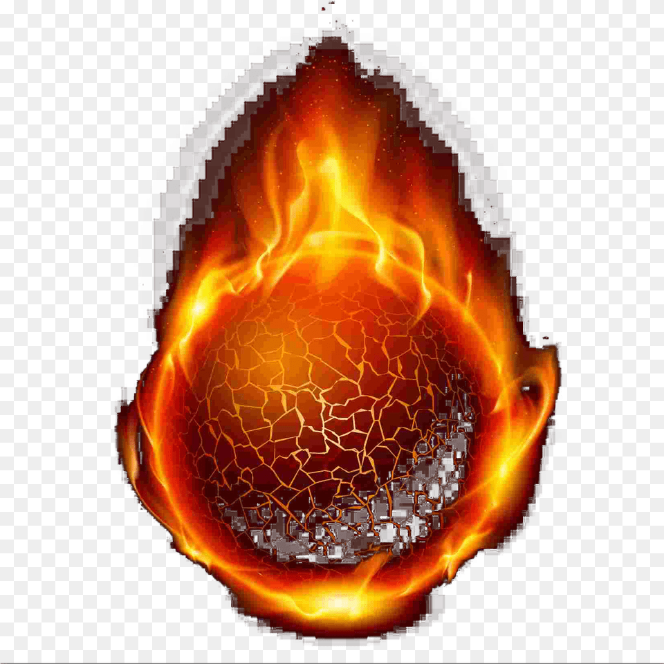 Download Bola De Fuego Svg Stock Image With No Blue Fire Ball, Mountain, Nature, Outdoors, Flame Png