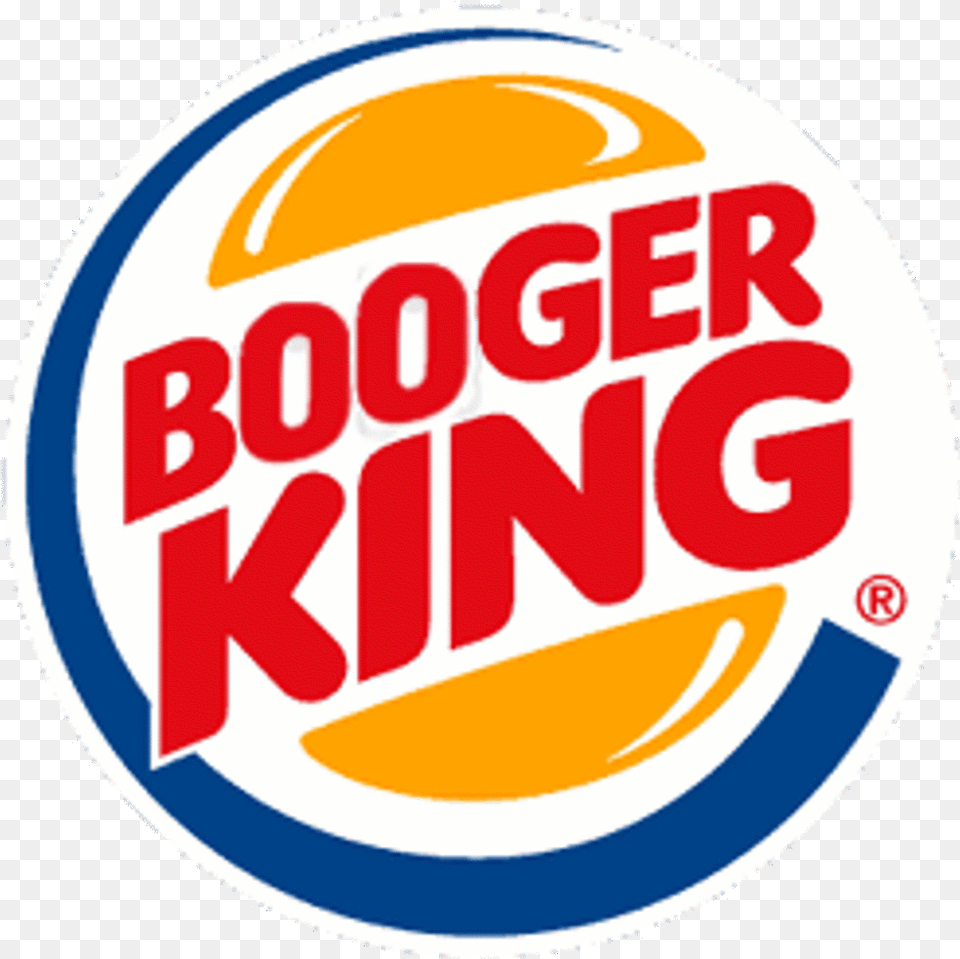 Download Booger King Burger King Logo Full Size Burger King, Sticker, Citrus Fruit, Food, Fruit Free Transparent Png