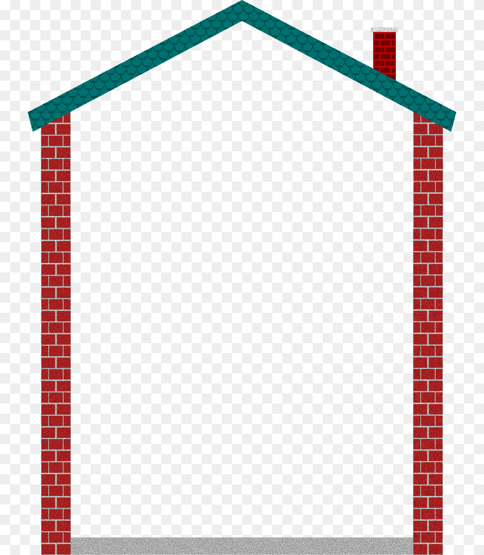 Download Border Home Clipart Gingerbread House Decorative Borders, Arch, Architecture, Brick, Indoors Png