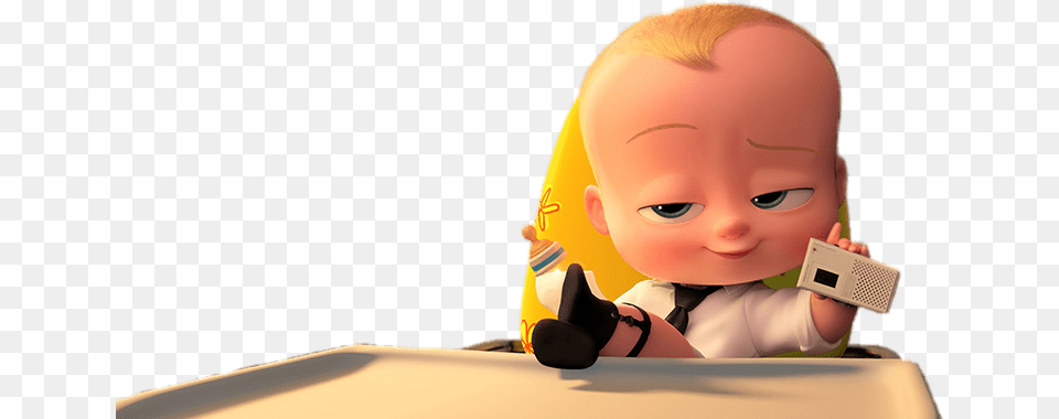 Download Boss Baby Feet Up 10 The Boss Baby With Boss Baby, Person, Accessories, Tie, Formal Wear Png Image