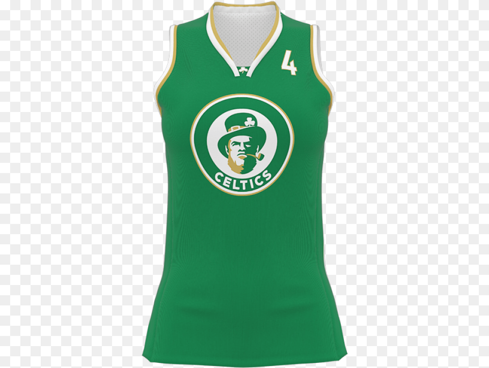 Download Boston Celtics With Active Tank, Clothing, Shirt, Baby, Jersey Png Image