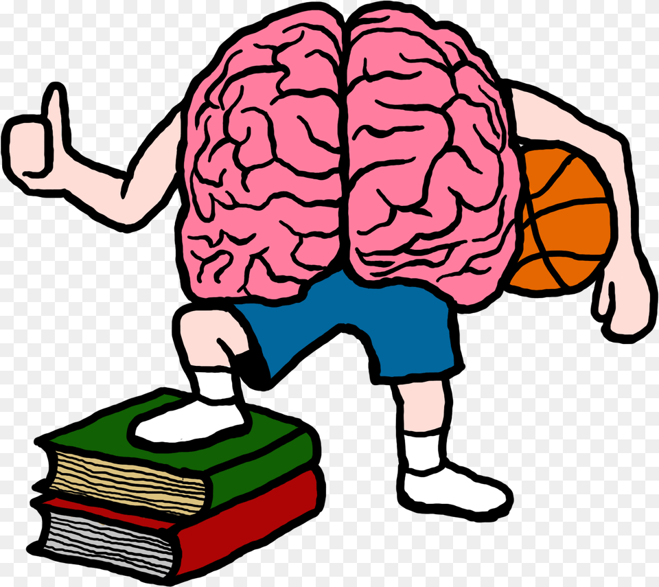 Brain Clipart Basketball Brain Clipart On Transparent, Baby, Person, Book, Publication Free Png Download